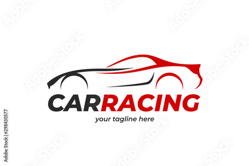sport car logo design vector