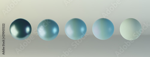 Chrome ball realistic isolated on white background