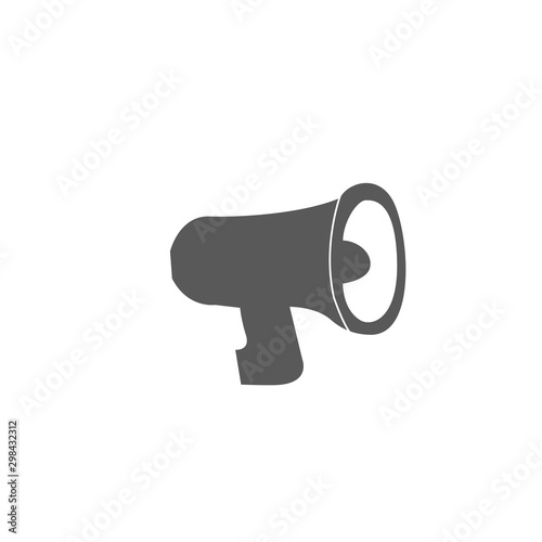 Megaphone icon vector isolated on white background, sound symbol for your design, website, logo, application, UI.