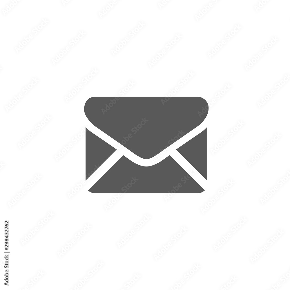 Envelope Mail icon vector isolated on white background for your design, website, logo, application, UI. Envelope Mail icon vector isolated on white background for your design, website, logo, application, UI.