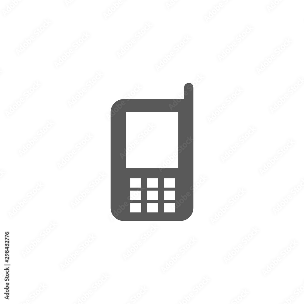 Smartphone icon, vector illustration isolated on white background. Telephone symbol for your web site design, logo, app, UI Smartphone icon, vector illustration isolated on white background. Telephone symbol for your web site design, logo, app, UI