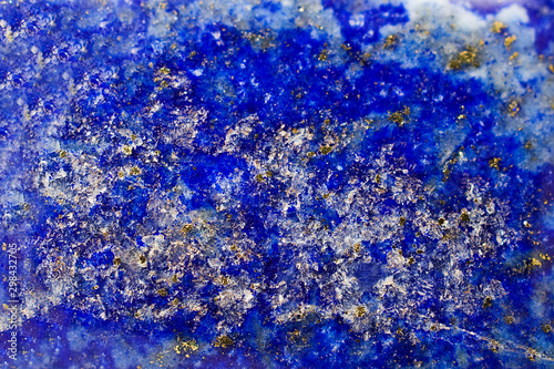 Texture or background of a lapis lazuli stone