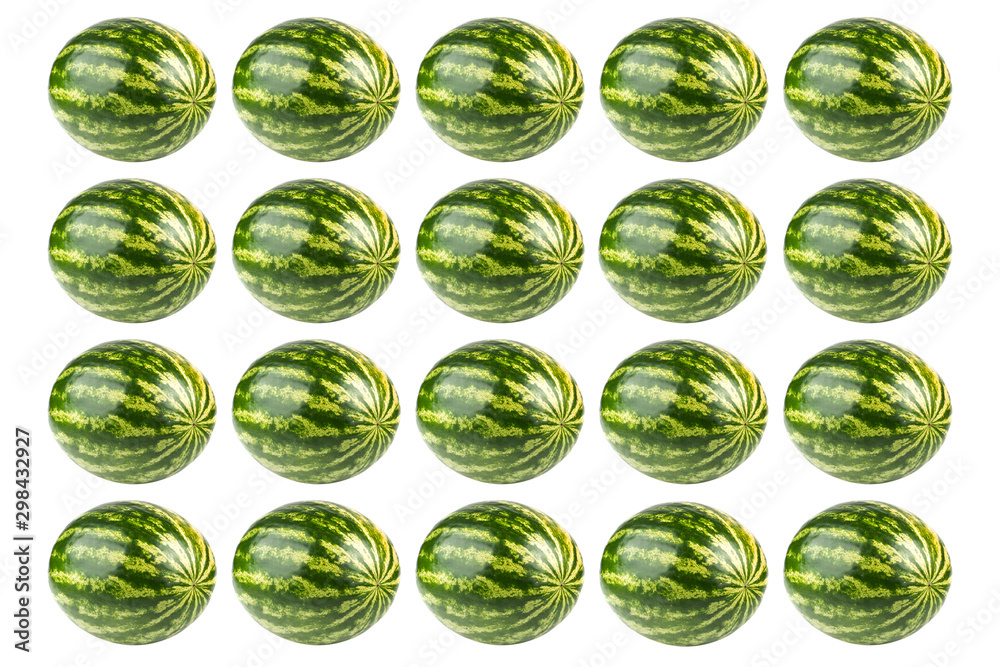 Fresh watermelon isolated on white background. Fresh watermelon isolated on white background.