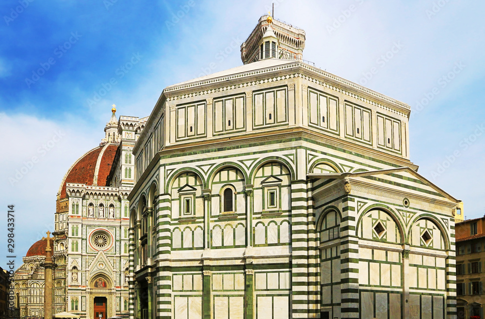 Cathédrale Santa Maria del Fiore de Florence, appelée le Duomo. Toscane. Italie