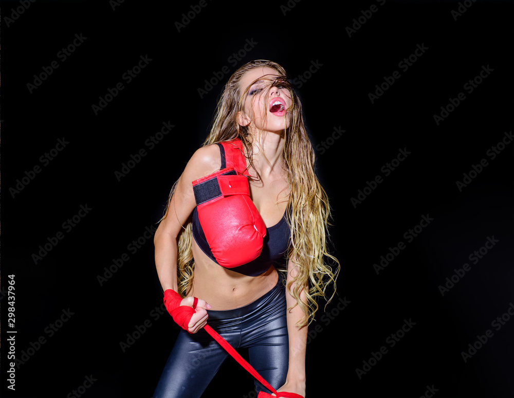 Healthy lifestyle. Female boxer and fighter concept. Sporty sexy girl in boxing gloves. Young beautiful boxer girl in boxing gloves. Fitness slim sporty woman ready for fight. Woman boxer with gloves. Healthy lifestyle. Female boxer and fighter concept. Sporty sexy girl in boxing gloves. Young beautiful boxer girl in boxing gloves. Fitness slim sporty woman ready for fight. Woman boxer with gloves.