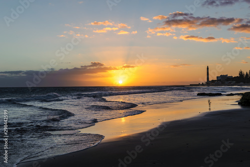 Sonnenuntergang in Maspalomas