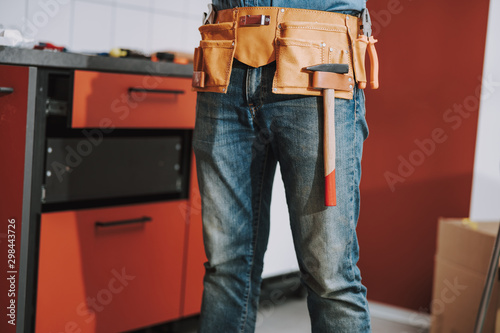 Construction worker with all necessary tools stock photo © Yakobchuk Olena