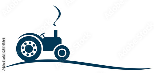 The Symbol of big heavy tractor.