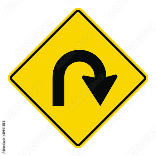 Free Download Traffic road signs yellow black diamond label - GFXLoad