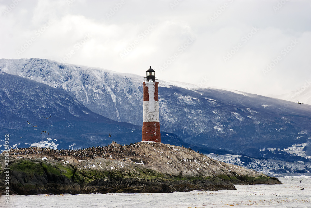 Lighthouse in south of argentina 