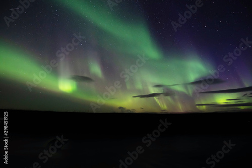 Northern lights in north Iceland