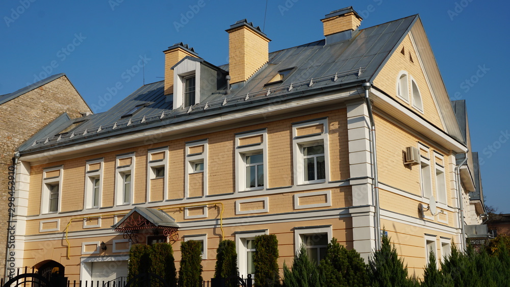 Fototapeta premium Old beautiful houses, buildings, architectural monuments