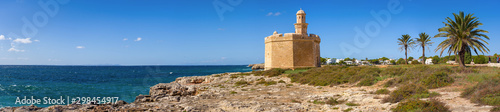 Castell de Sant Nicolau  the 17th century fortress at the entrance of Ciutadella port. Menorca  Spain