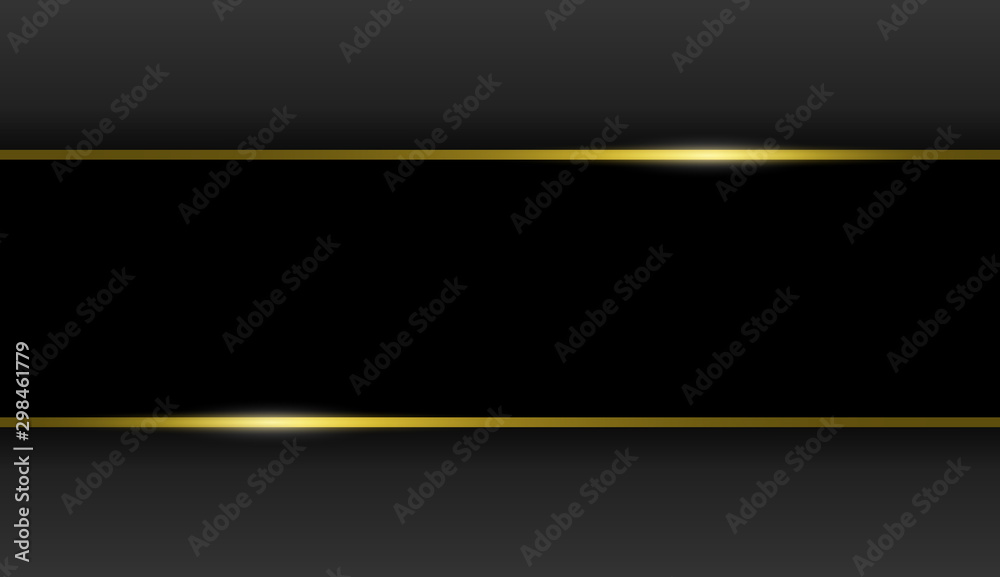 Dark black background, gold, vector.