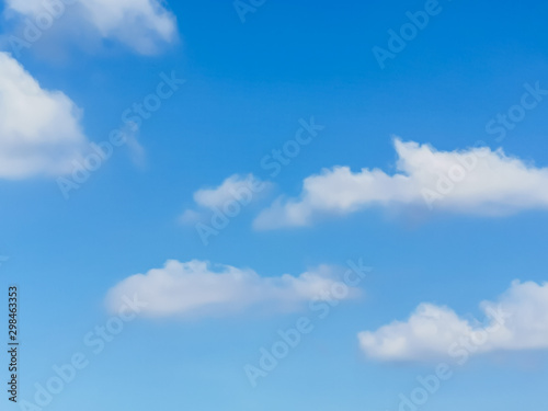 blue sky with cloud background © ohm2499