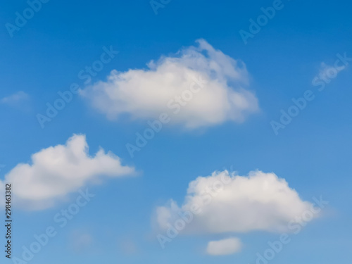blue sky with cloud background © ohm2499