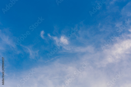 blue sky with cloud background