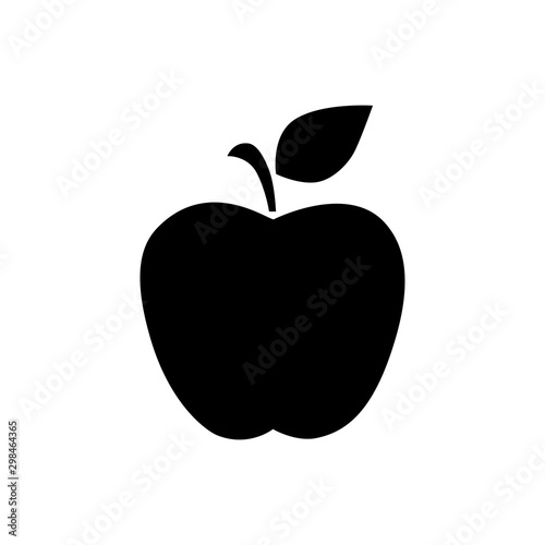 apple icon vector flat design