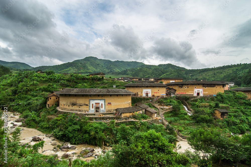 Fujian earthen buildings 