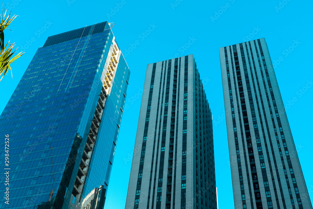 Obraz premium Office Building Exteriors Urban View Tower High Rise