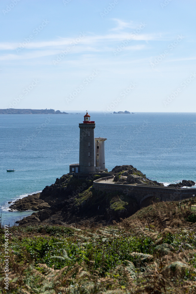 the Petit Minou lighthouse on the Brittany coast the Petit Minou lighthouse on the Brittany coast