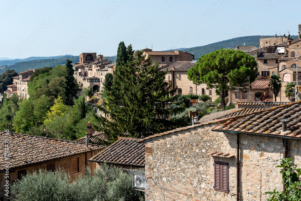 View San Gimignano Siena Tuscany