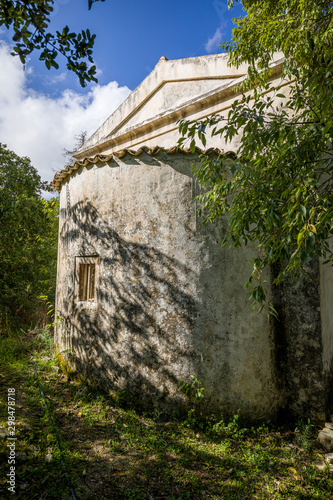 In the abandoned village of Peritheia on Corfu Island