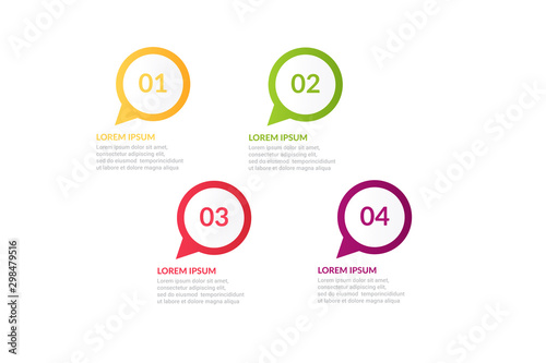 infographic template 5 artboard