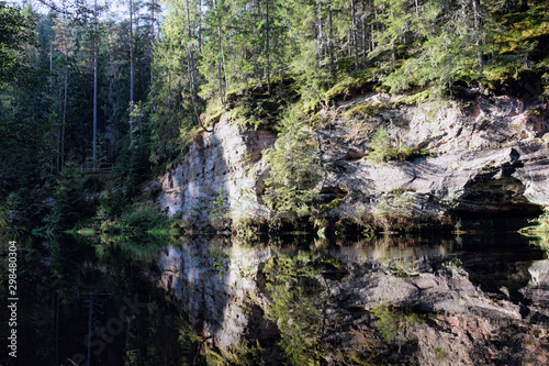 Cuadro en lienzo beautiful place in estonia. taevaskoda