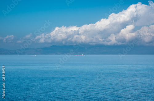 morocco sea and blue sky