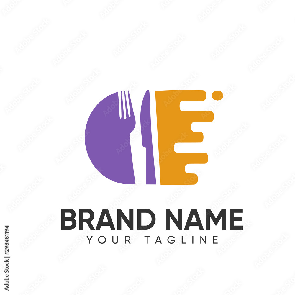 food & drink logo design vector template food & drink logo design vector template