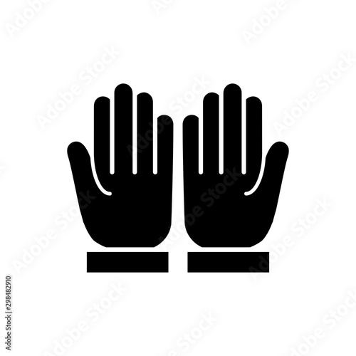 Praying hand icon