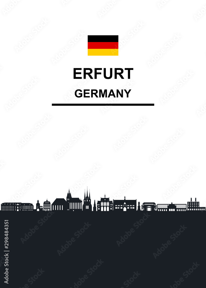 Erfurt, Skyline