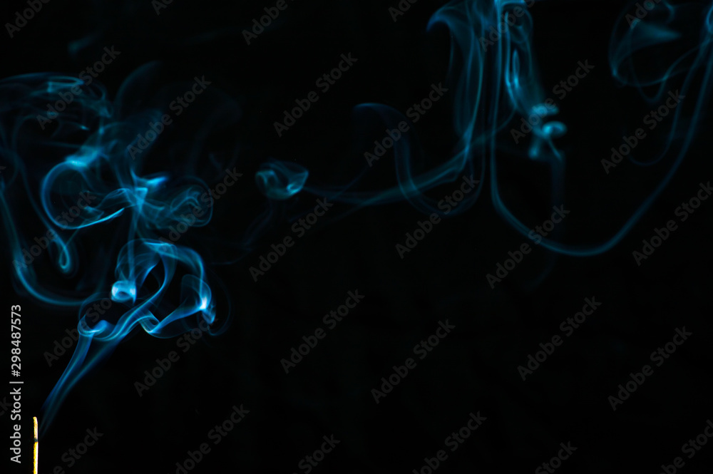 Smoke on a black background. Abstraction. Smoke on a black background. Abstraction.