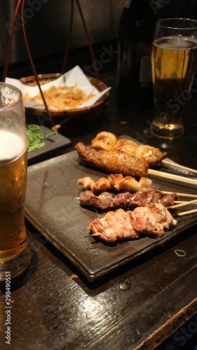 Japanese food, Dinner, Yakitori, japan tour, grilled food