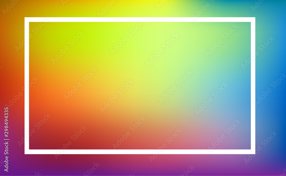 Border template with rainbow background Border template with rainbow background