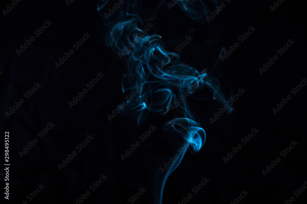 Smoke on a black background. Abstraction. Smoke on a black background. Abstraction.