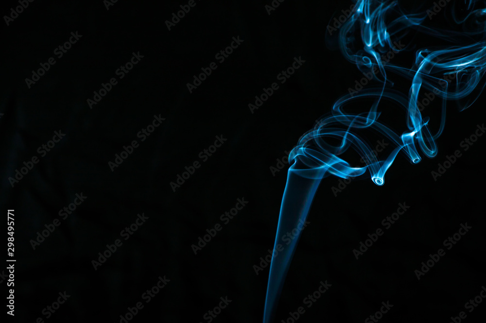 Smoke on a black background. Abstraction. Smoke on a black background. Abstraction.