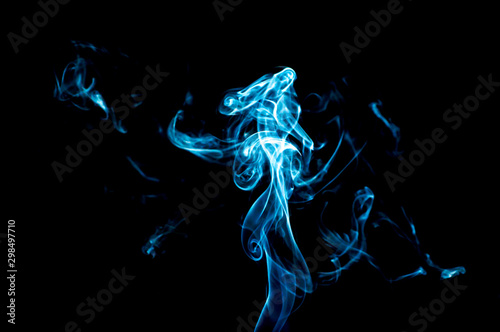 Smoke on a black background. Abstraction. © Павел Кретинин