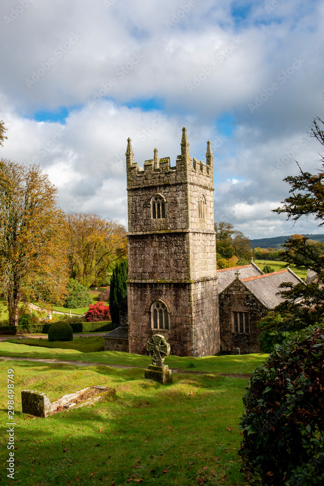 Church on a spring day in Crnwall Church on a spring day in Crnwall