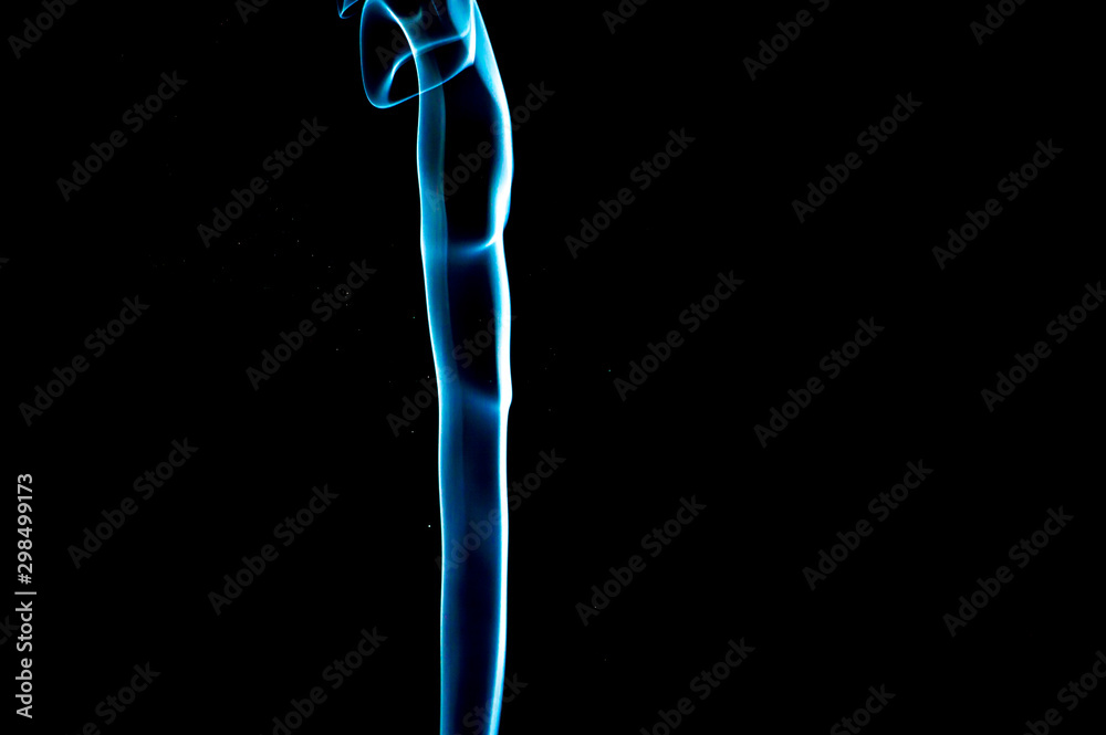 Smoke on a black background. Abstraction. Smoke on a black background. Abstraction.