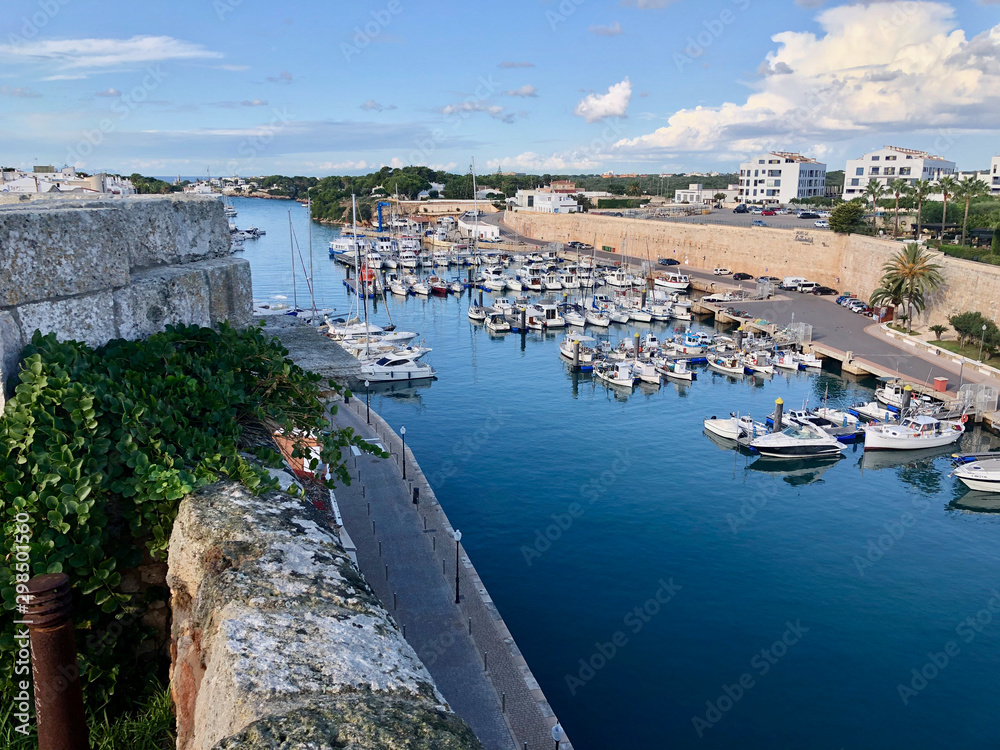 Viewpoint over Ciutadella Harbour Menorca