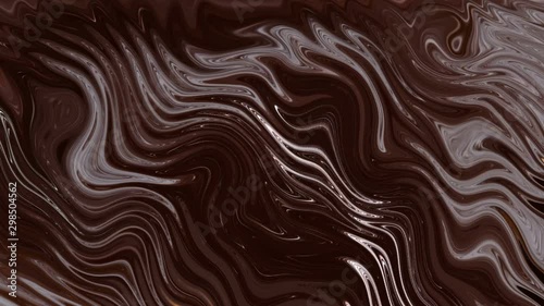 Abstract liquid wave background chocolate