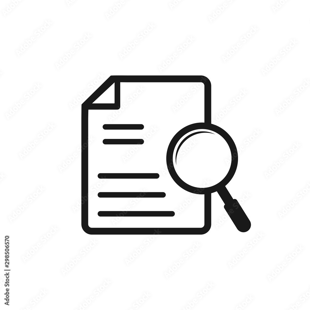 Case Studies Vector Line Icon. on white background Case Studies Vector Line Icon. on white background