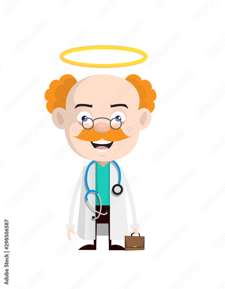 Medical Professional Doctor - Standing and Smiling Medical Professional Doctor - Standing and Smiling