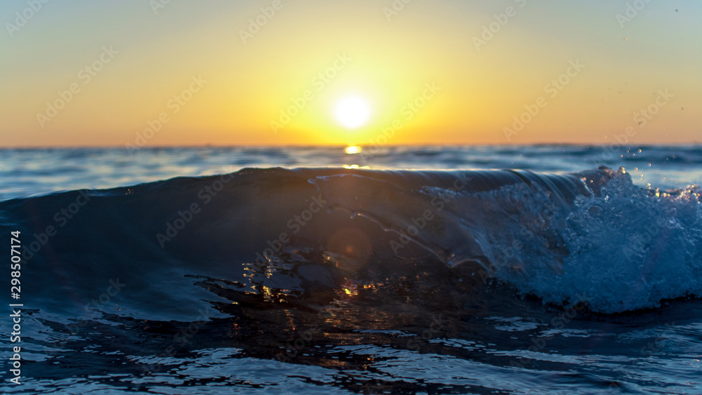 Fototapeta premium sunset over the sea