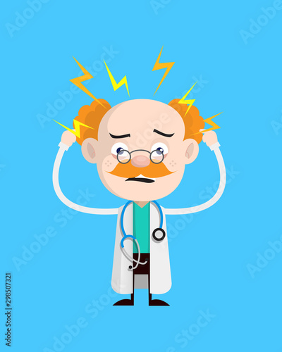 Medical Professional Doctor - with Worried Face