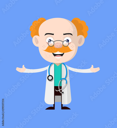 Medical Professional Doctor - Standing in Presenting Pose
