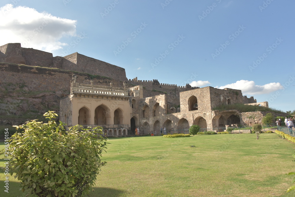 Golconda fort, Hyderabad, Telangana, India