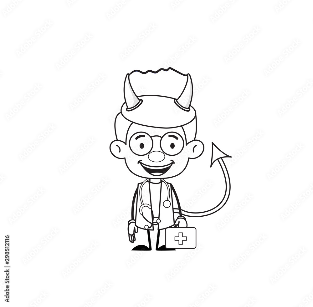 Gynecologist Doctor - Standing in Angry Mood Gynecologist Doctor - Standing in Angry Mood